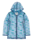 Shark Translucent Rain Jacket - Blue, image 1 of 3 slides