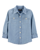 Toddler Chambray Button-Front Shirt, image 2 of 4 slides