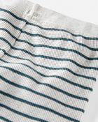 Toddler Waffle Knit Set Made with Organic Cotton in Stripes
, image 2 of 4 slides