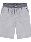 Grey - Kid Drawsting Chino Shorts