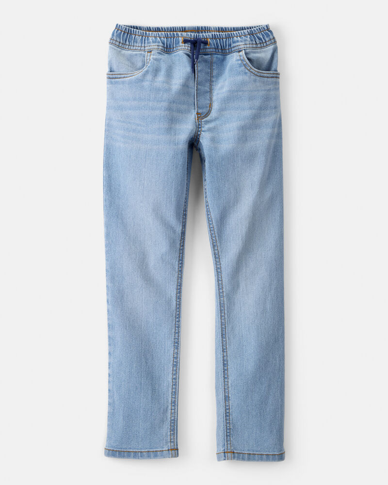 Boys Tapered Denim Jeans - Blue, image 1 of 4 slides
