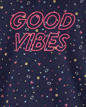 Kid Good Vibes Jersey Hoodie, 