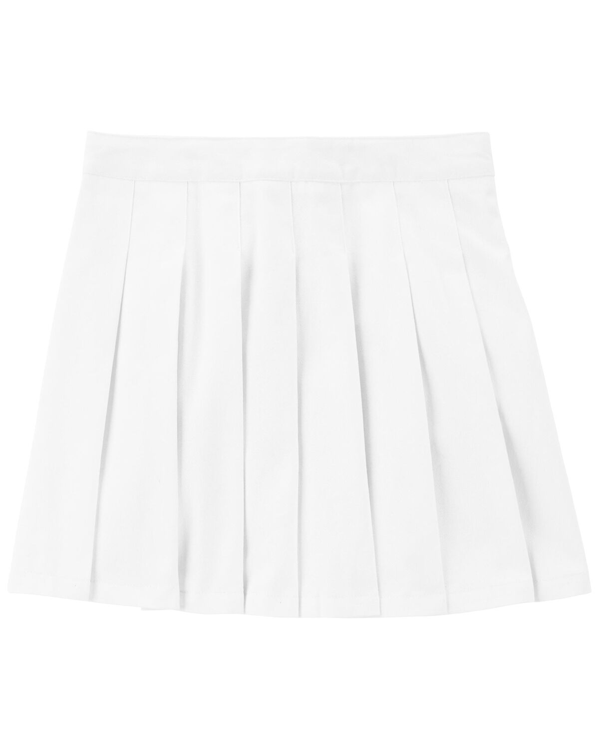 Ivory Kid Twill Tennis Skirt