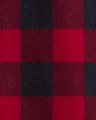 Baby Checkered Print Loose Fit Long-Sleeve Wearable Blanket, image 3 of 4 slides