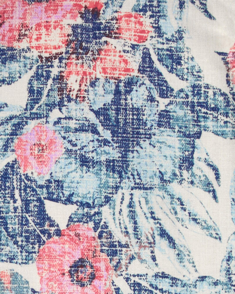 Baby Hawaiian Print Button-Front Short Sleeve Shirt, image 2 of 3 slides