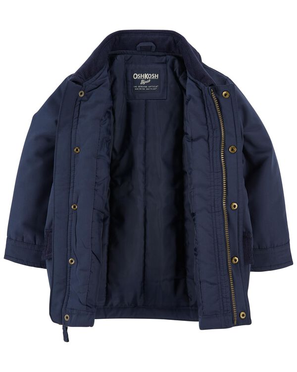 Toddler Midweight Button-Front Parka