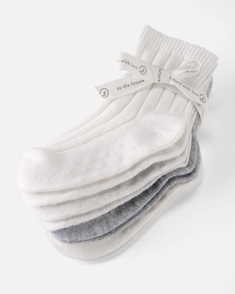 Toddler 4-Pack Slip Resistant Socks, image 2 of 4 slides