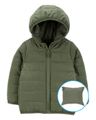 Toddler Packable Pocket Puffer, image 2 of 6 slides