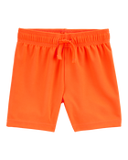 Toddler Active Mesh Shorts - Orange, image 1 of 6 slides