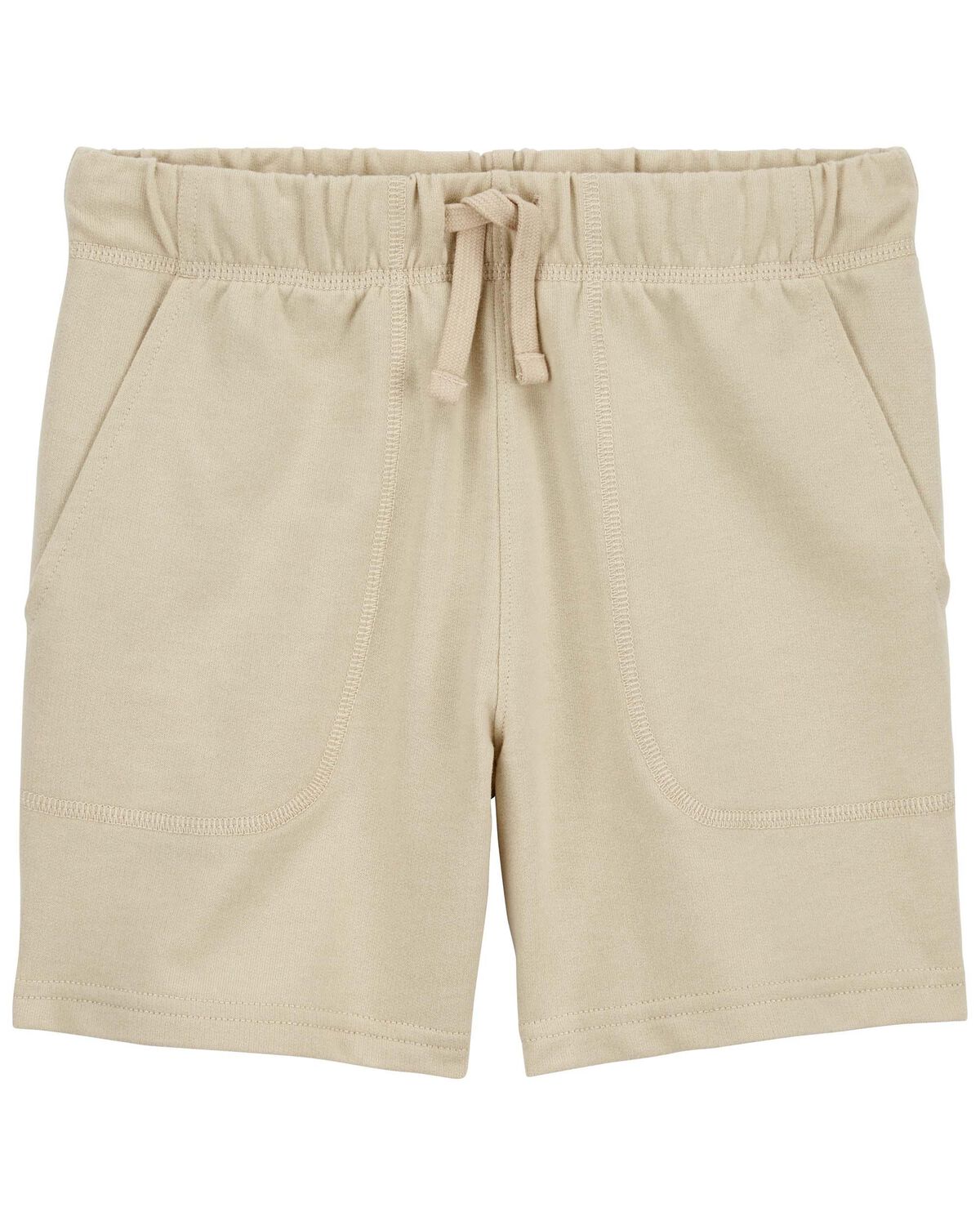 Khaki Kid PullOn Cotton Shorts