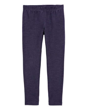 Kid Knit Denim Leggings, 