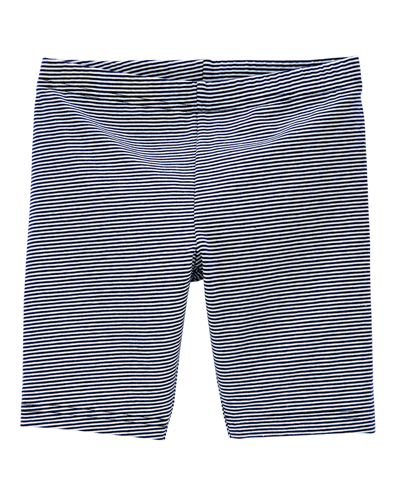 Kid Striped Bike Shorts, image 1 of 3 slides