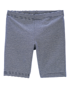 Kid Striped Bike Shorts, image 1 of 3 slides