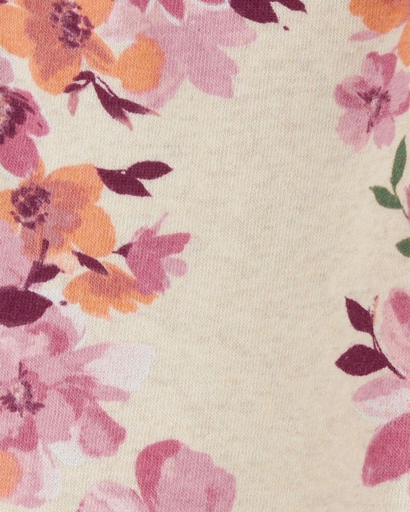 Baby Floral Print Fleece Joggers, image 3 of 4 slides