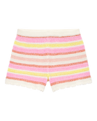 Kid Striped Crotchet Knit Shorts, image 1 of 5 slides