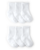Baby 6-Pack Crew Socks, image 1 of 2 slides