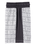Kid 2-Piece Active Tee & Shorts Set - Black/Grey, image 6 of 7 slides