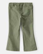 Toddler Girl Cotton Flare Pants - Green, image 2 of 5 slides