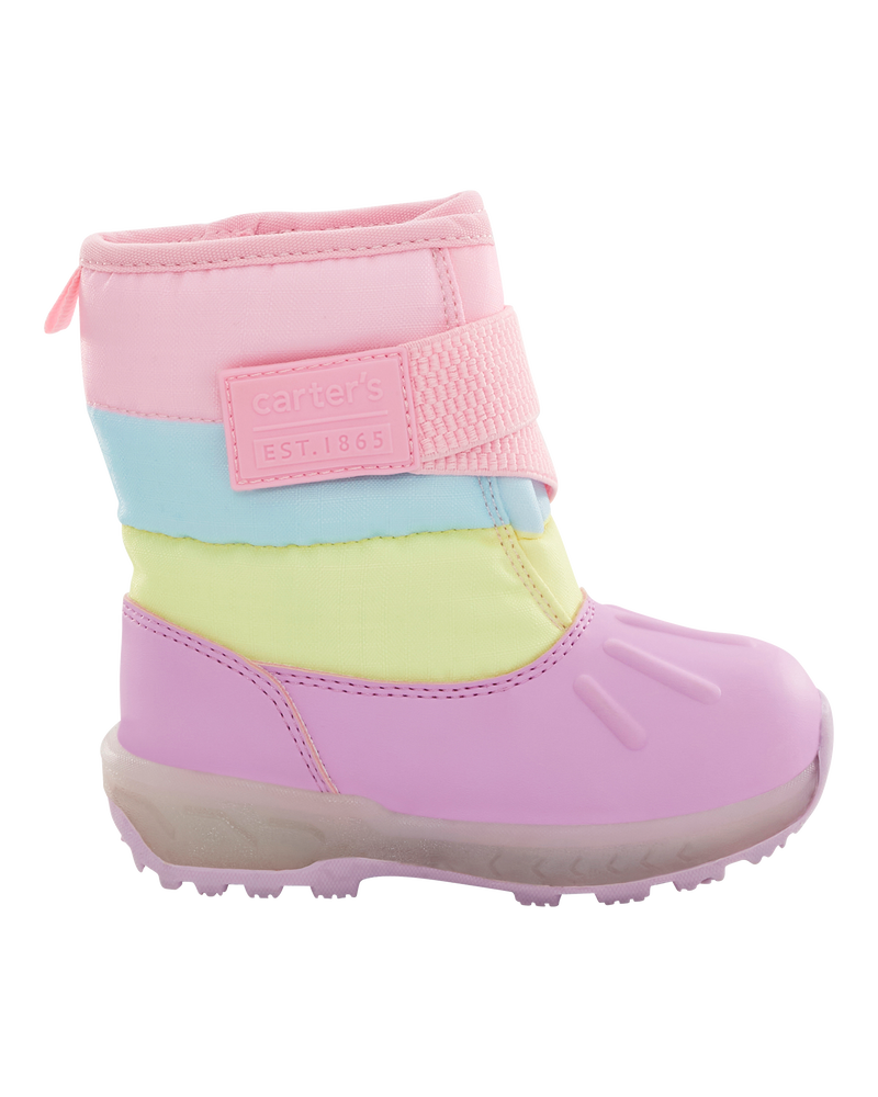 Multi Toddler Light Up Snow Boots | carters.com