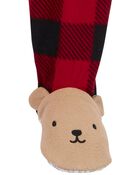 Baby 2-Pack 1-Piece Fleece Footie Pajamas, image 2 of 5 slides