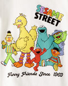 Toddler Sesame Street Short-Sleeve Graphic Tee - Ivory, image 2 of 2 slides