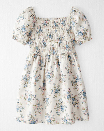 Toddler Girl Floral-Print Dress Made with Organic Cotton, 