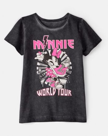 Kid Disney© Minnie Mouse Music Short-Sleeve Graphic Tee - Black/Pink, 