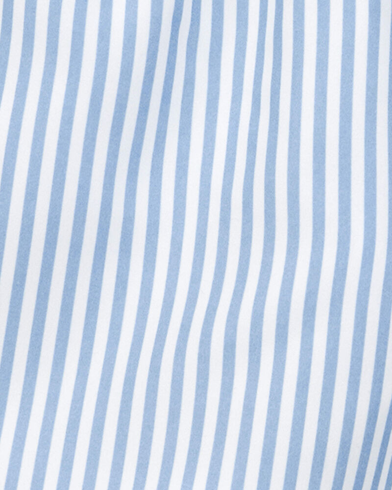 Toddler Boy Striped Swim Trunks - Blue, image 3 of 4 slides