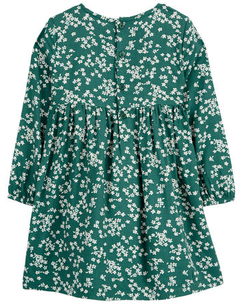 Toddler Floral Long-Sleeve Dress, 