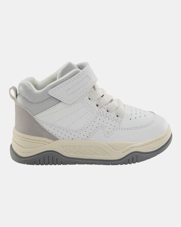 Toddler Casual Easy On High-Top Sneakers - Grey, 