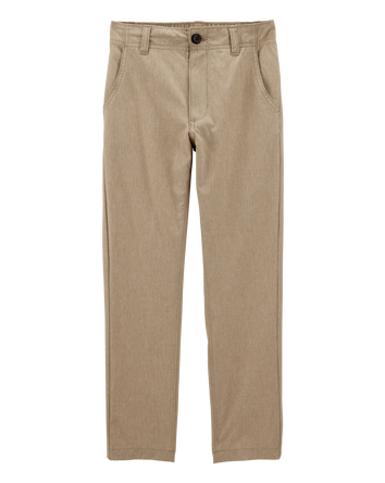 Boys Active Uniform Pull-On Pants - Khaki, 