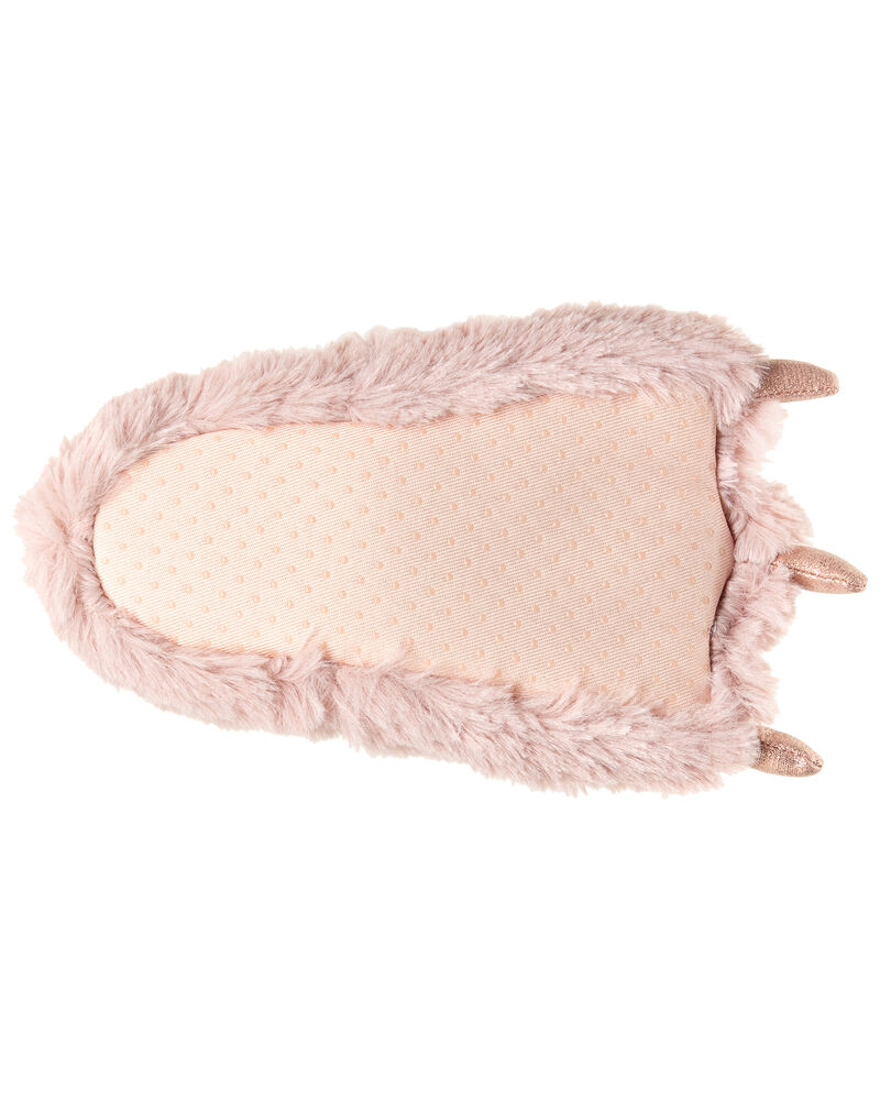 Fuzzy Dinosaur Slipper Shoes, image 5 of 5 slides