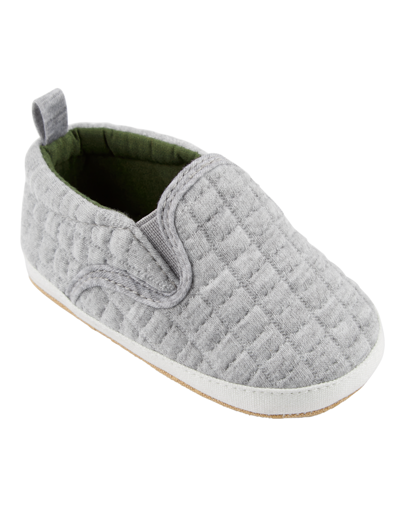 Baby Quilted Slip On Baby Shoes