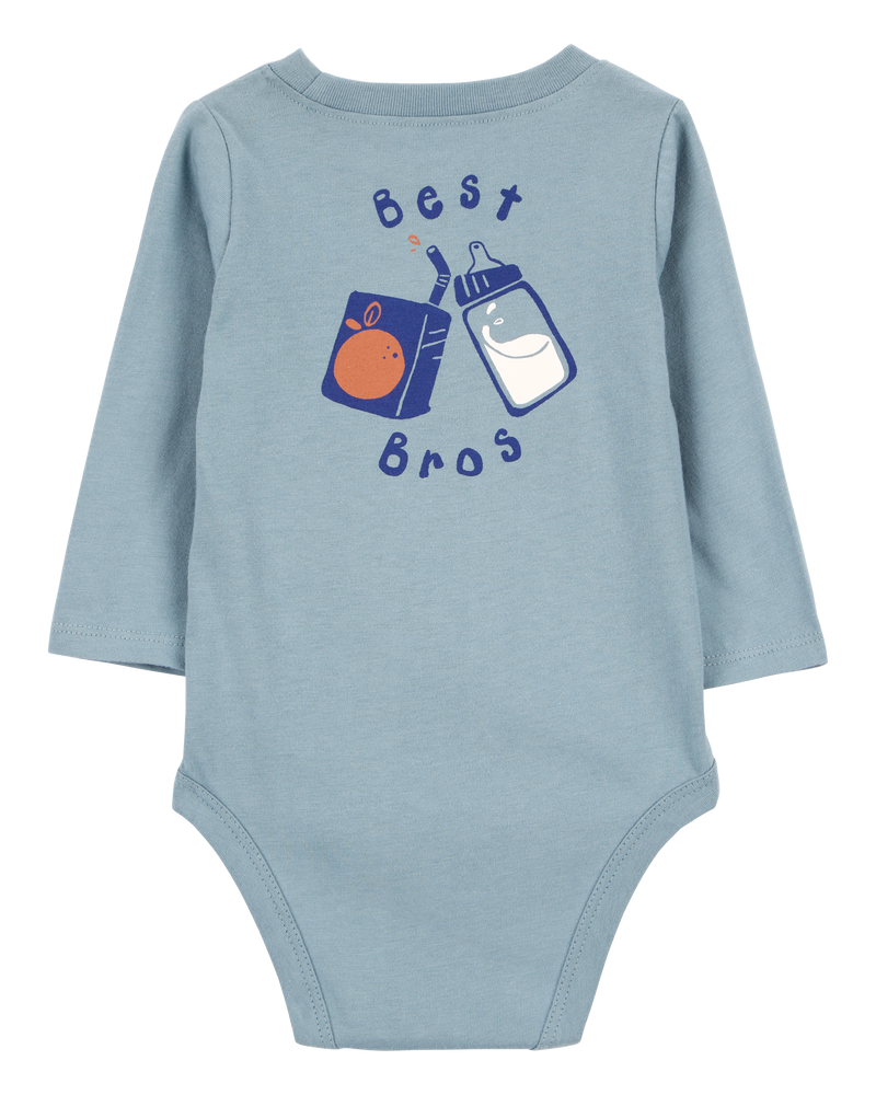 Baby Best Bros Bodysuit, image 2 of 5 slides