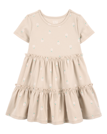 Toddler Floral Short-Sleeve Dress - Floral, 