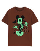 Toddler Glow In The Dark Mickey Mouse Halloween Tee, image 2 of 3 slides