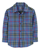 Toddler Plaid Button-Front Shirt, image 1 of 4 slides
