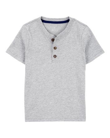 Toddler Short-Sleeve Henley Tee, 