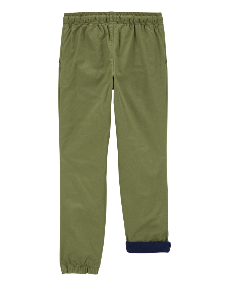 Kid Pull-On Poplin Pants, image 3 of 5 slides