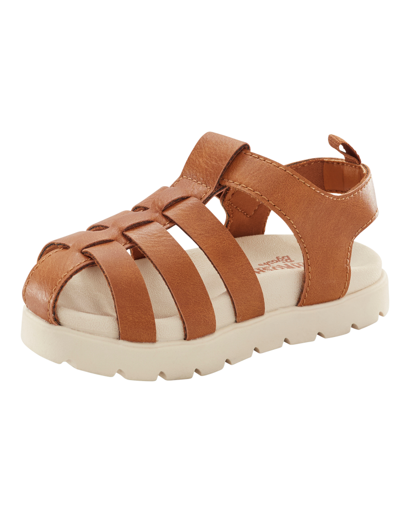 Toddler Casual Sandals - Brown, image 7 of 7 slides