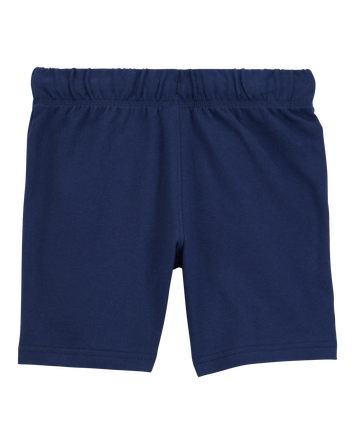 Kid Pull-On French Terry Shorts - Navy, 