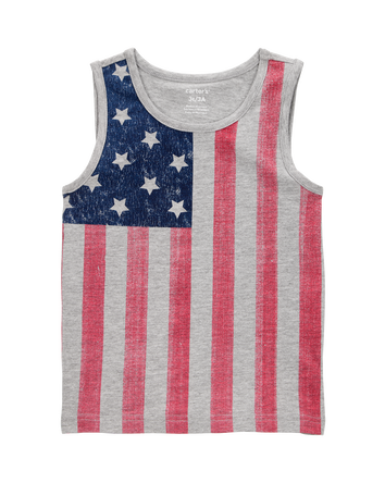 Toddler 4th Of July American Flag Tank, 