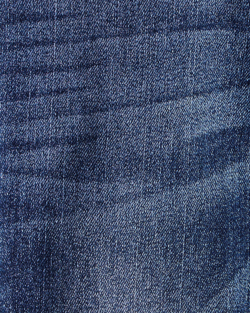 Toddler Dark Blue Wash Classic Jeans, image 3 of 5 slides