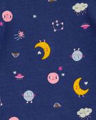 Baby 4-Piece Glow Space 100% Snug Fit Cotton Pajamas, image 4 of 5 slides