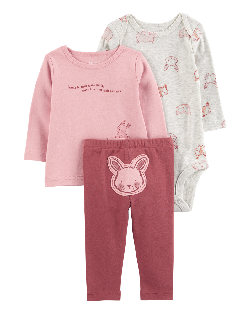 Baby Little Character Set&reg; Bunny 3-Piece, image 1 of 5 slides