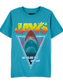 Blue - Kid JAWS Graphic Tee