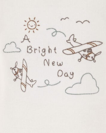 Baby 4-Piece Airplane Outfit Set, 