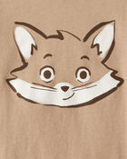 Toddler Boy Fox Long-Sleeve Graphic Tee - Brown, image 2 of 3 slides