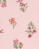 Baby Floral Print Fleece Dress, image 4 of 5 slides