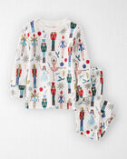 Baby Organic Cotton Pajamas Set in Holiday Nutcracker, image 1 of 4 slides